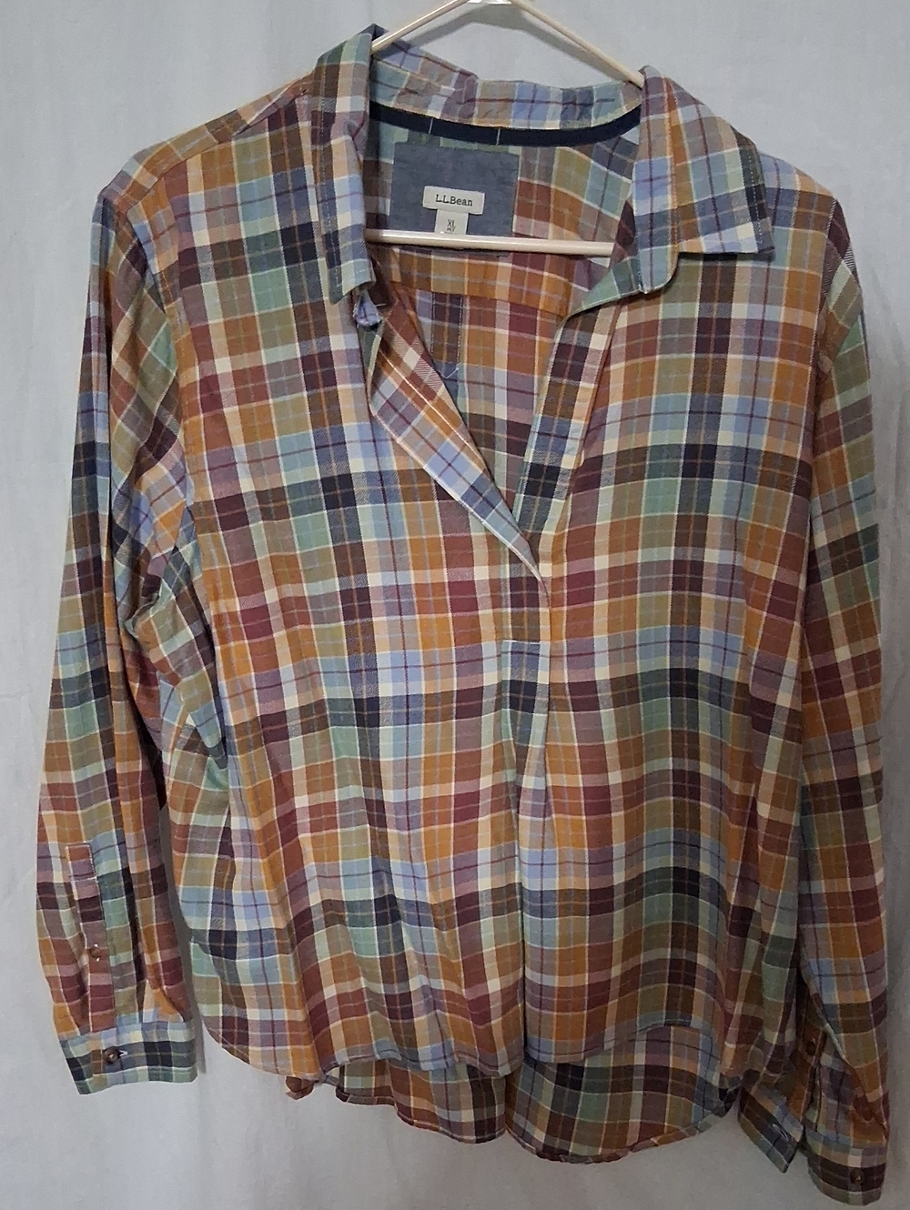 Set Of 2 -Diane Gilman Women’s Boot Cut Jeans & LLBEAN LS Flannel Shirt - Picture 7 of 10